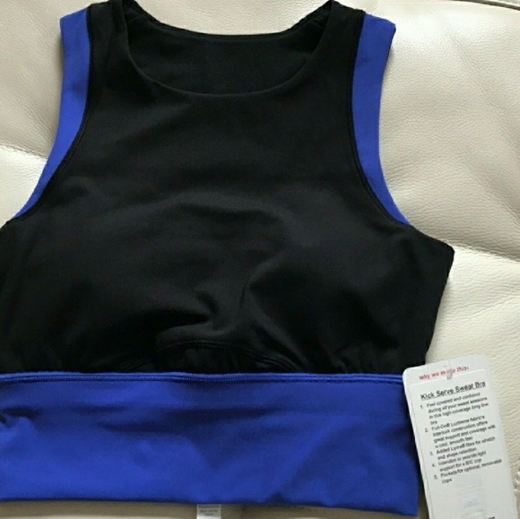 NWT LULULEMON KICK SERVE SWEAT BRA - Size 4 or 6 - Picture 2 of 7